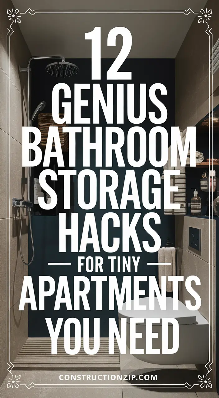 12 Brilliant Storage Hacks for Your Small Apartment’s Bathroom