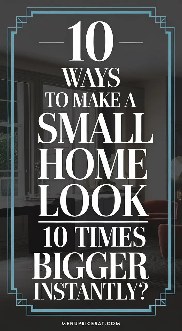10 Simple Tricks to Make Your Home Look Bigger