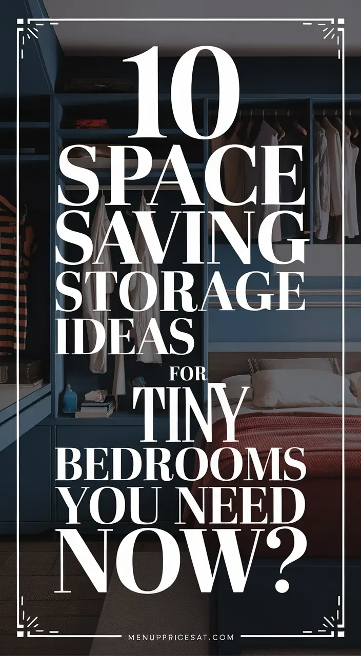 10 Stylish Storage Ideas for Small Bedrooms