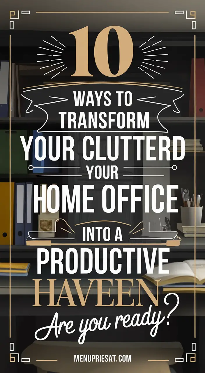 10 Stylish Ways to Organize Your Home Office