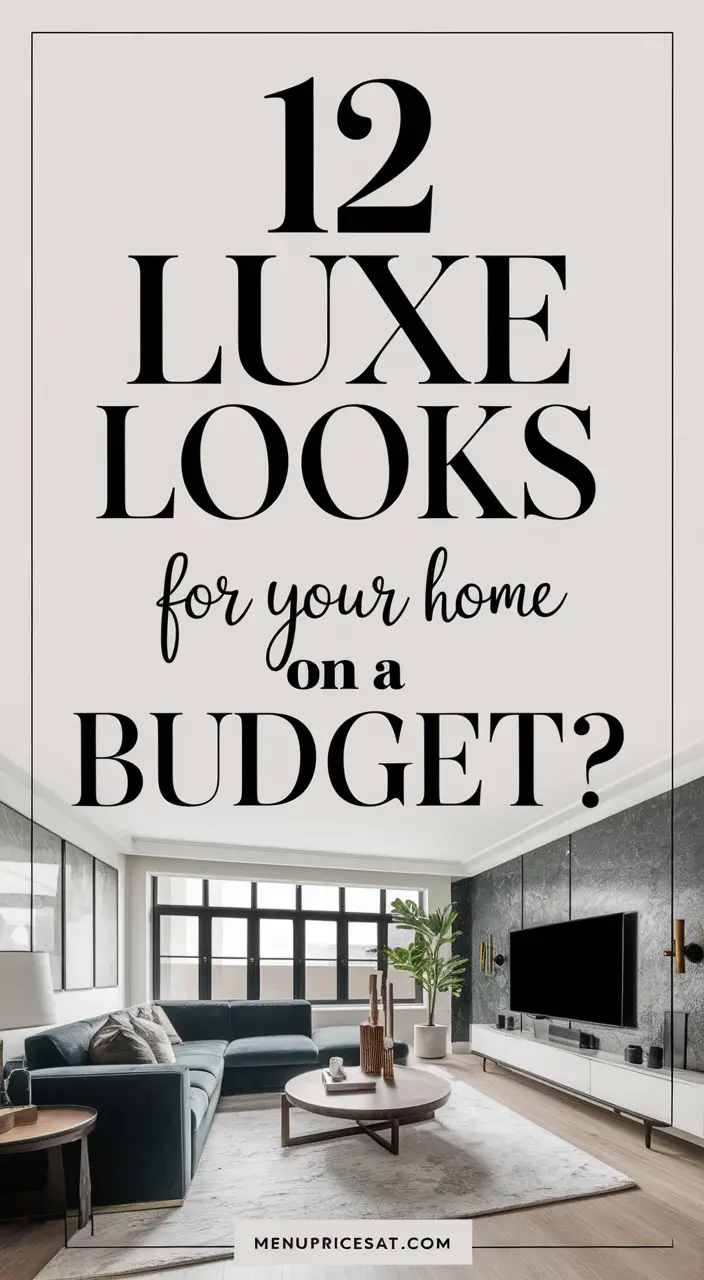 12 Budget-Friendly Ways to Style Your Home with Luxury Accessories