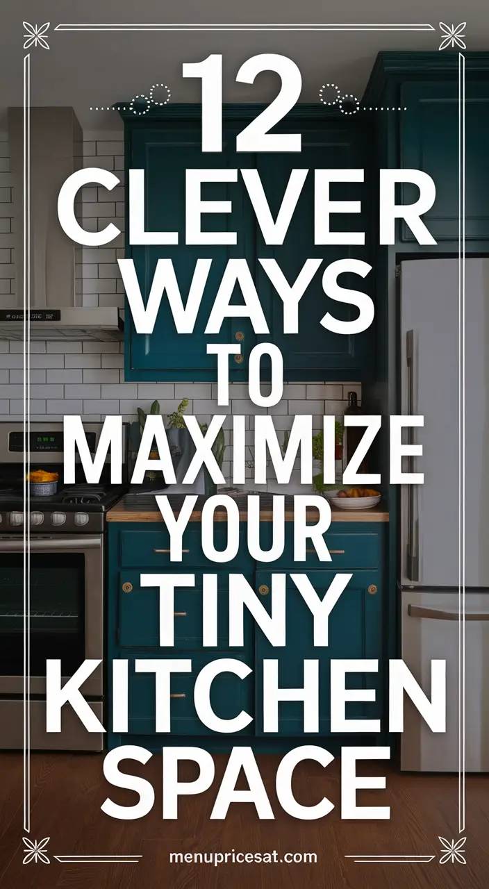 12 Genius Space-Saving Hacks for Small Kitchens