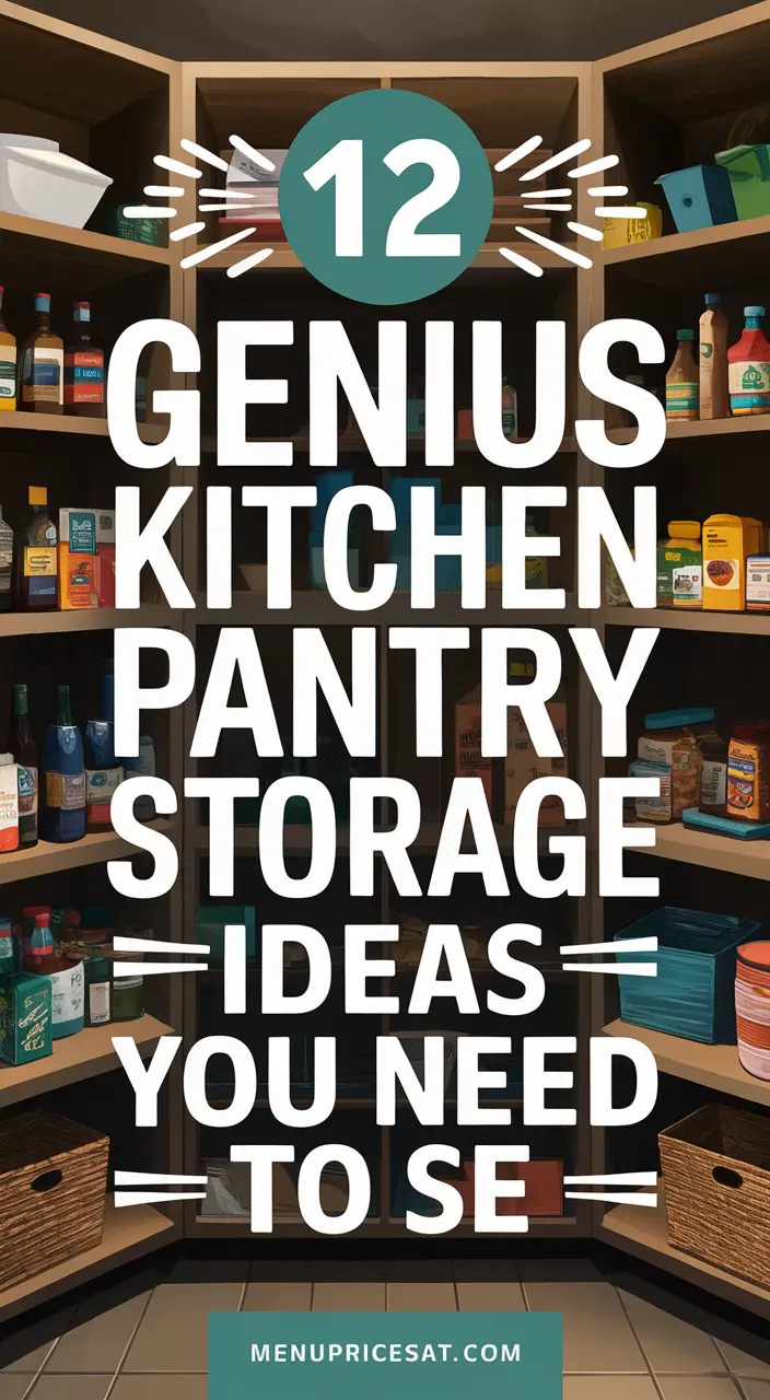 12 Kitchen Pantry Storage Ideas to Maximize Space