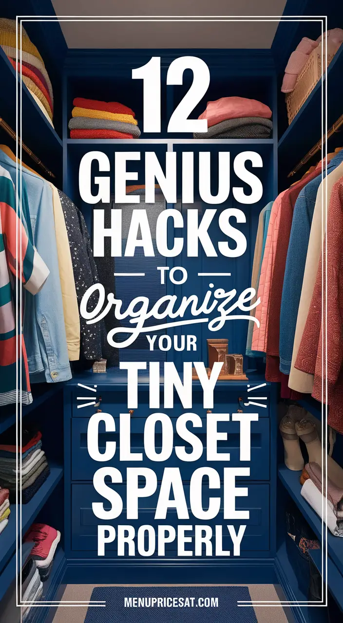 12 Smart Closet Organization Ideas for Small Spaces