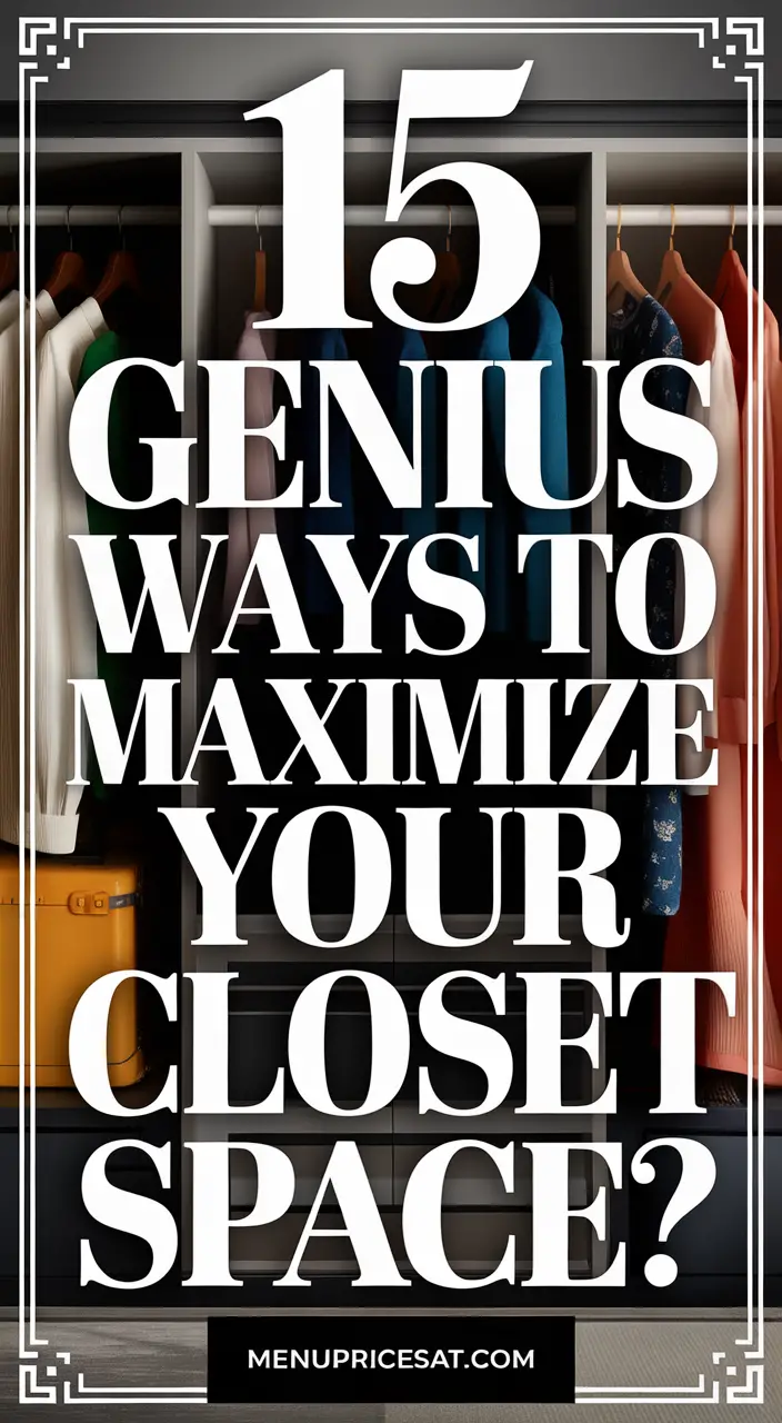15 Brilliant Closet Organization Ideas