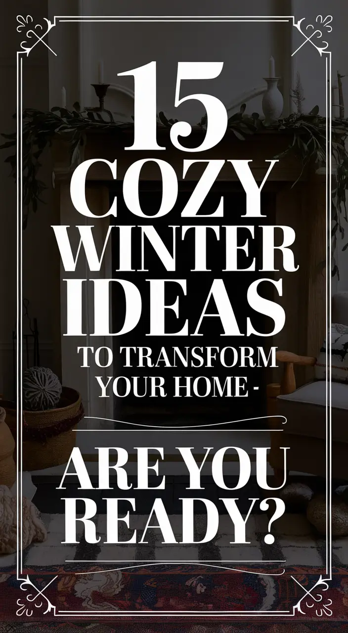 15 Cozy Ideas to Make Your Home Feel Like a Winter Wonderland