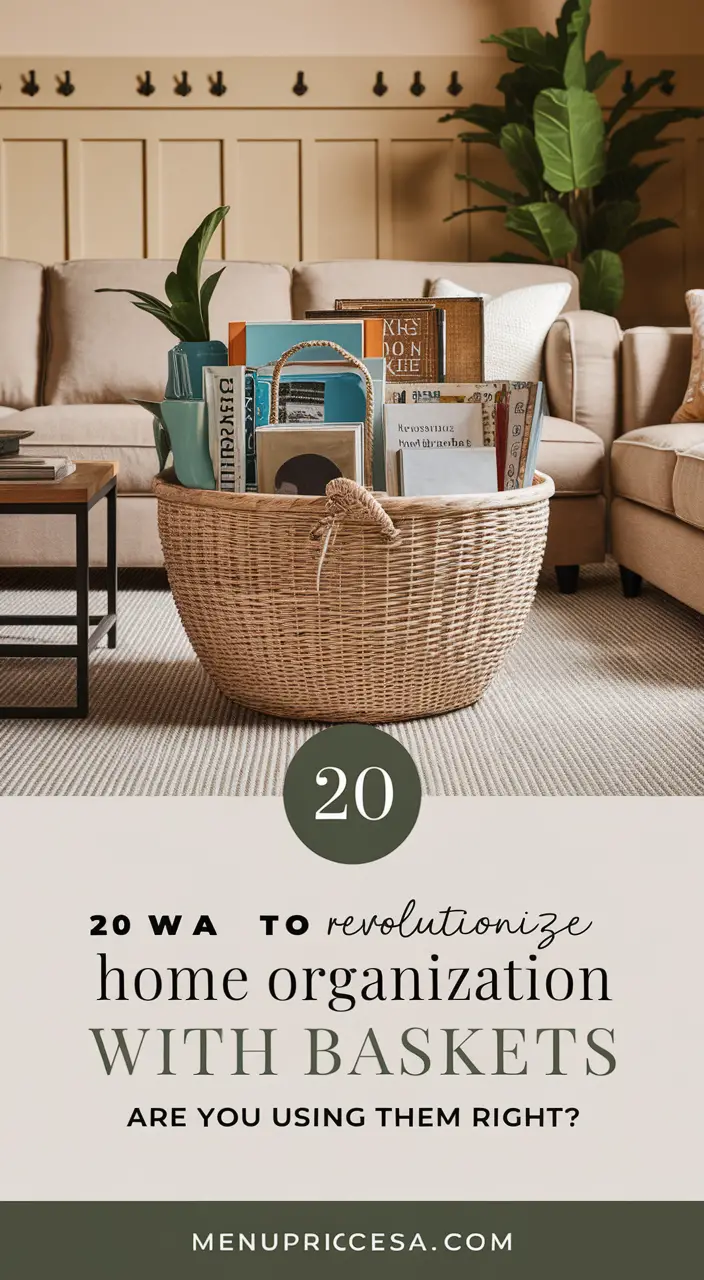 20 Clever Ways to Use Baskets for Home Organization