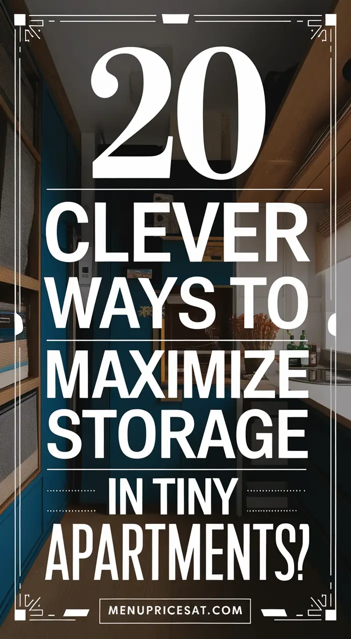 20 Creative Storage Ideas for Small Apartments