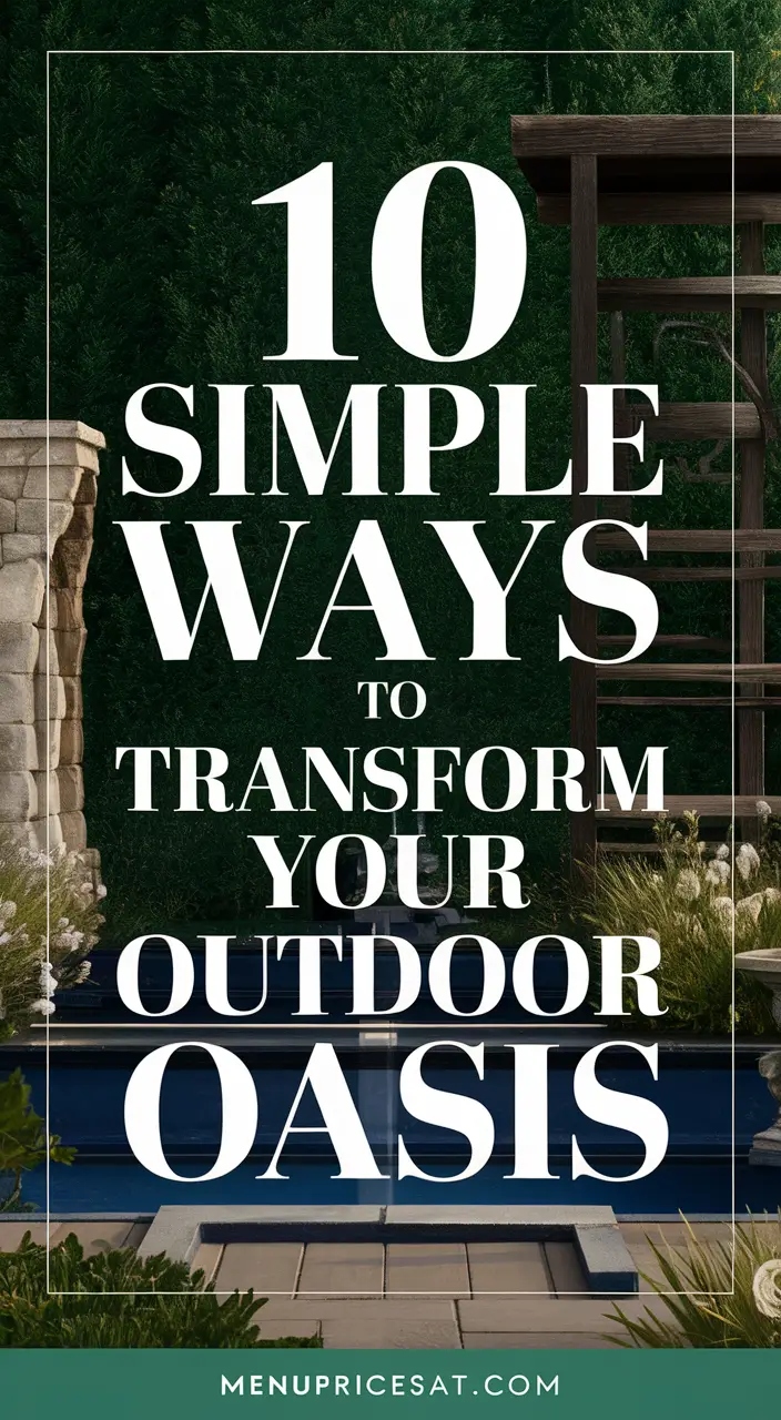 10 Easy Tips to Refresh Your Outdoor Space