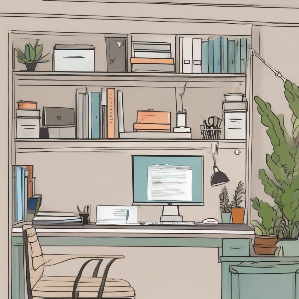 10 Space-Saving Hacks for Your Home Office