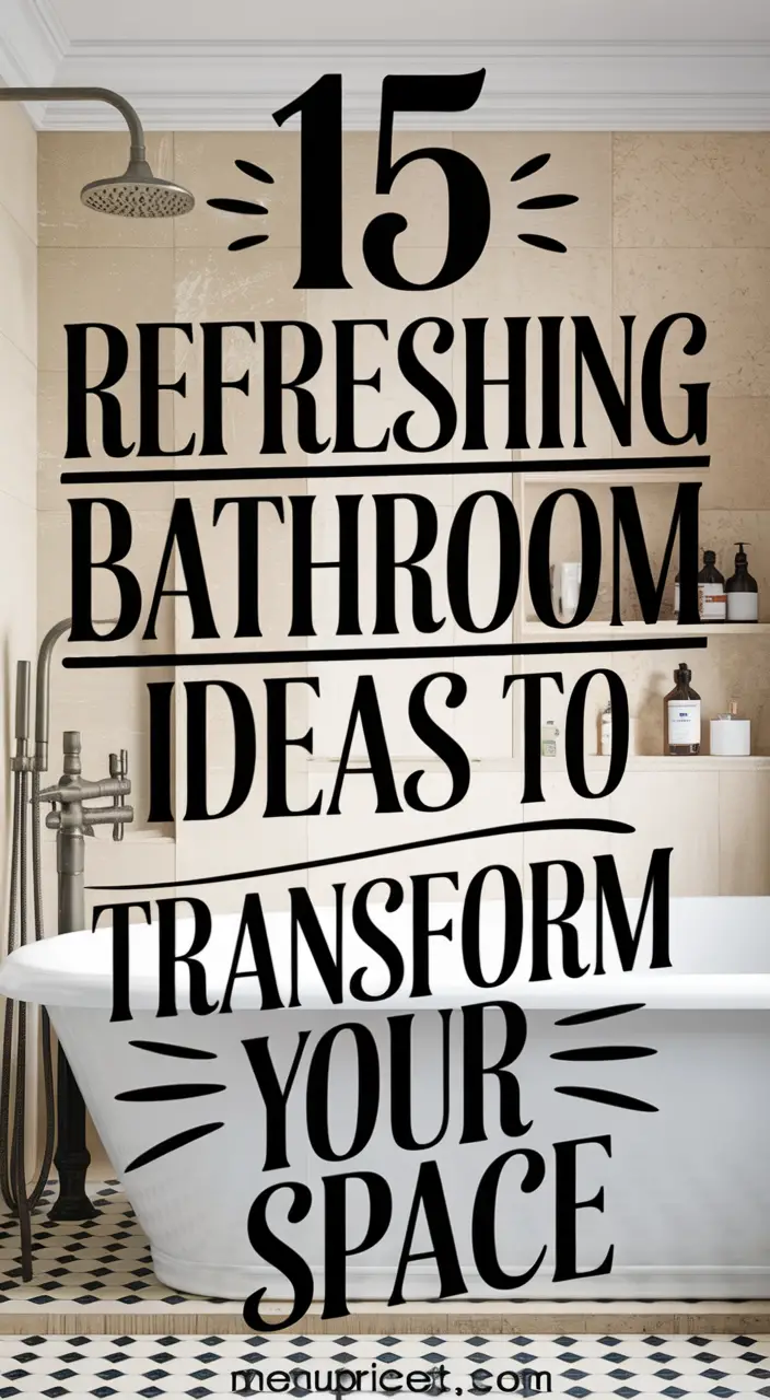 15 DIY Bathroom Ideas for a Spa-Like Experience